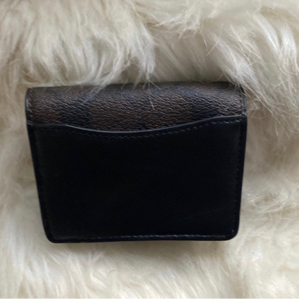 Coach Mini Wallet on a Chain in Signature Canvas - Picture 3 of 6